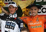 Frank Schleck sur le podium de la Klasika Primavera 2010